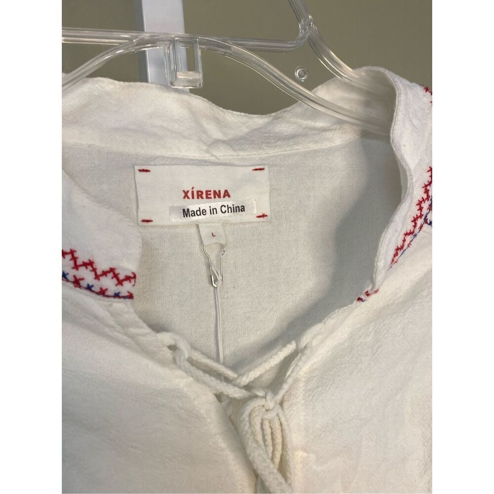 Xirena NWT Lyric Top in White Canvas Size L - Picture 6 of 10